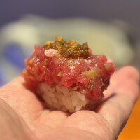 初音鮨 - 本鮪叩き（大間）