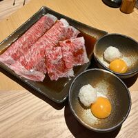 近江うし焼肉 にくTATSU 銀座店 - 焼きしゃぶ（サーロイン・リブロース）