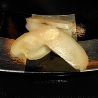 焼鳥 天赦 - 新生姜の甘酢漬け