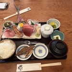 網元料理あさまる - お刺身御膳