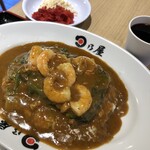 日乃屋カレー - 料理写真:天かす、意外とアリです。