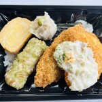 ザ･ビッグ - おかずのっけ弁当(海老かつ&白身フライ)