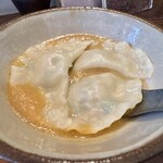 アルプスごはん - 朝のアルプスごはん(\1,500)　中葉春菊（SASAKI SEEDS）のおはよう水餃子・黄金かぶとじゃがいもと玉ねぎのスープ