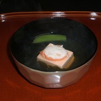 祇園おかだ - 梅を練りこんだお豆腐