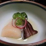 山ばな平八茶屋 - とり貝とホタテの酢の物