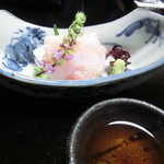 山ばな平八茶屋 -  一塩して一晩ねかせたぐじ