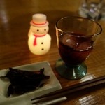 朱鞠内湖そばの花 -  自家製果実酒