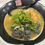 鶏炭焼らーめん専門店 田村家 - 料理写真:鶏炭焼麺（細麺or中太麺→中太麺選択カッコ
850円
