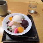 サントリー美術館 shop×cafe - 麩あんみつ 豆乳アイスのせ