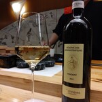 鮨処 凜 - 白ワインとお寿司…最高…日本酒も勿論豊富です♩