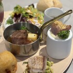 フレンチバルギンザ by plein - 岩中豚のポトフ　合鴨と冬野菜のチーズフォンデュ