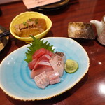 魚問屋 魚きんた - お刺身盛り１人前（810円）