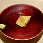 千葉たかおか - 銚子のあん肝。強めの山葵でいただくのが抜群！炊かれたお出汁も最高の美味さ♥️お酒にバッチリ合います(ㅅ´꒳` )♡