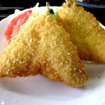 永田ドライブイン - 大きなあじフライが２枚もド～ン！(2014,05/25)