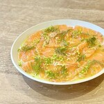 ALLY’s PASTA SHOP NAMBA - 自家製サーモンマリネ　ディルとセロリの香り