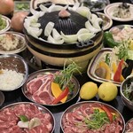 炭火ジンギスカン酒場 もんごる - もんごる食べ放題コース