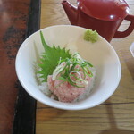 音威子府食堂 - ミニ丼はネギトロ丼