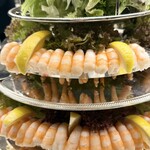 ファンタジースプリングス・レストラン - シュリンプ プラッター このエビが美味しいです