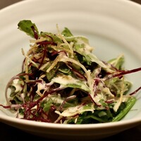 CIRPAS - 水口ファームの野菜 下に燻製した鯖 アホブランコソース