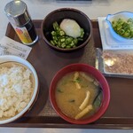 すき家 - 納豆まぜのっけ朝食ミニ