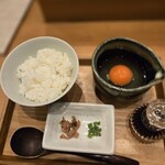 やきとり阿部 - たまごかけご飯(単品)