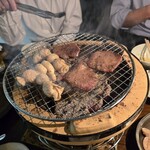 ホルモンさわ - たんしおと塩ホルモンめちゃめちゃ美味しい～！