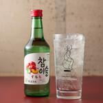 とん豚テジ - コリアンハイボール（すもも）