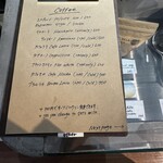 ペチカスケマサコーヒー - メニュー