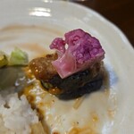 キッチン ブルー グローブ - 最後はそれを乗せて