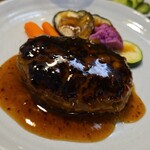 キッチン ブルー グローブ - 反対側から、ハリッサと生姜の和風ソースはタップリ