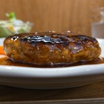 キッチン ブルー グローブ - 横から、小ぶりながら肉厚ですね