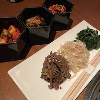 生粋 - キムチ三種　ナムル三種