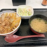 吉野家 - 料理写真:朝牛セット 574円
