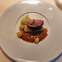 ポンテ ベッキオ - Dカットした和歌山県産紀州鴨の炭火ロースト 柑橘と実山椒のソース