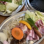 サッポロビール　仙台ビール園 - ミックスジンギスカンランチ1,900円なり。
