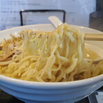 弘明寺丿貫 - 日ノ出町式 真鯛白湯たんめんの麺