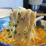 弘明寺丿貫 - 冷やし鮟肝蕎麦の麺