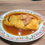 餃子の王将 蓮田店 - ペルゴ式。固まる寸前のベストな火入れはそれだけで卵がこんなにも美味しくなる幸せ