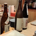 すしやのたい悟 - 芋焼酎色々、村尾は残り少なかったです。