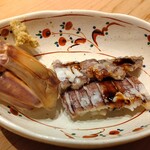 すしやのたい悟 - 北海道の大型蝦蛄を本山葵で・・