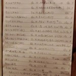 酒仙房　金生 - ＜2014年5月＞本日のメニュー。メニューに載ってないけれど、日によってはお造り盛り合わせがある時もあります。