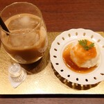 epais - カフェオレとアイスクリーム