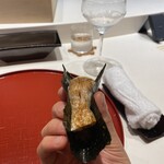 照寿司 - ノドグロ海苔巻き