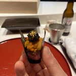 照寿司 - 本鮪ウニオシェトラキャビア海苔