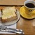 三角屋根 パンとコーヒー - 料理写真:海苔トーストとコーヒー
