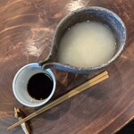 薬庵 - 蕎麦湯