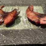 日本料理 晴山 - サービスでだしてくださったへしこ