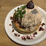 カフェ アクイーユ - モンブランパンケーキ