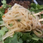 中国湖南料理 李湘潭 湘菜館 - 津市麻辣牛肉混ぜミーフンの麺