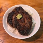 らーめん芝浜 - 和牛バーグ丼ダブル